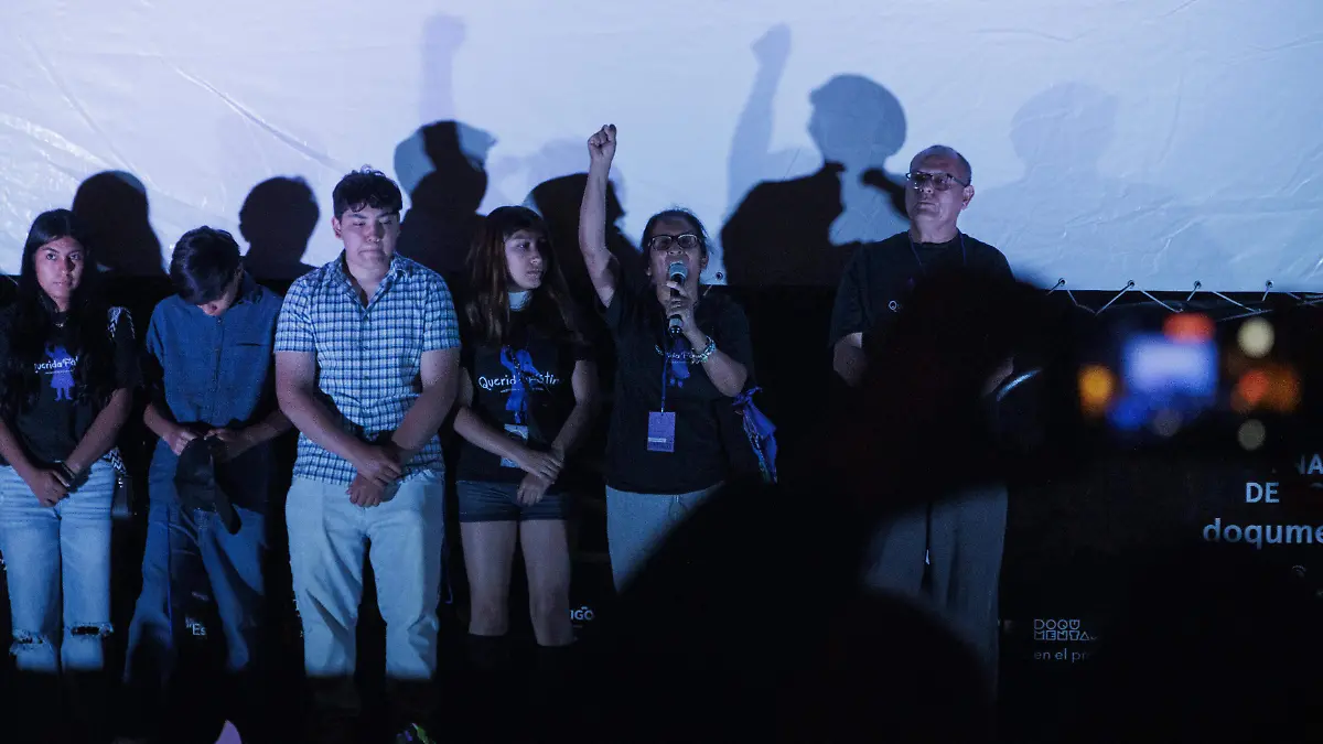 Lorena Gutiérrez exige justicia en el festival Doqumenta